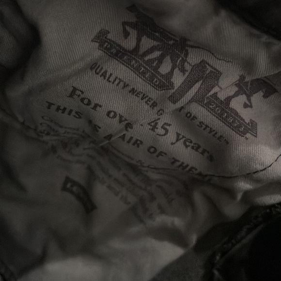 30 x 29 Levi’s 514 straight jeans grey light black faded classic 30x29 denim - Picture 5 of 5